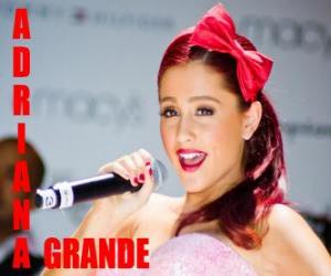 puzzel Ariana Grande is een Amerikaanse zangeres