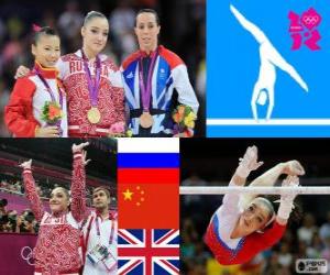 puzzel Artistieke gymnastiek ongelijke leggers Londen 12