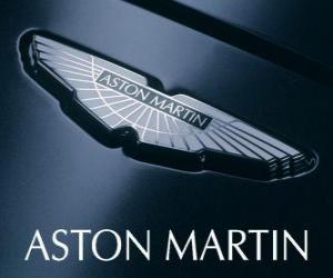 puzzel Aston Martin-logo, Britse autofabrikant