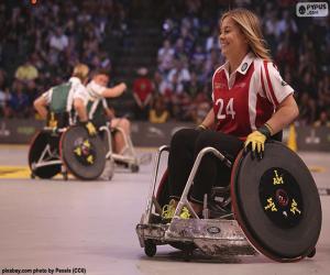 puzzel Atleet met een handicap