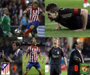 puzzel Atletico de Madrid 1 - 0 Liverpool FC