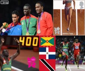 puzzel Atletiek-Mannen 400 m Londen 2012