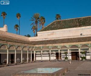 puzzel Bahiapaleis, Marrakech, Marokko