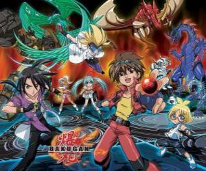 puzzel Bakugan Brawlers, de krijgers