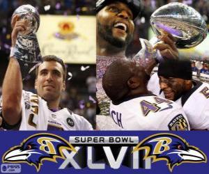 puzzel Baltimore Ravens Super Bowl 2013 Kampioenen