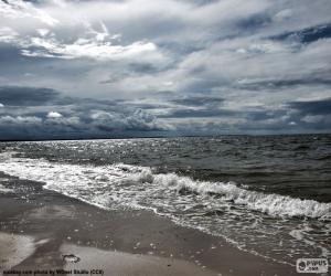 puzzel Baltische Zee strand