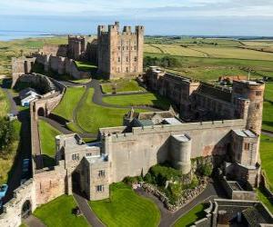 puzzel Bamburgh Castle, Engeland