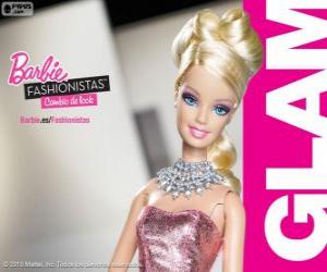 puzzel Barbie Fashionista Glam