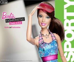 puzzel Barbie Fashionista Sporty