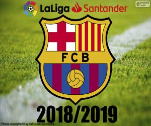 puzzel Barça, kampioen 2018-2019