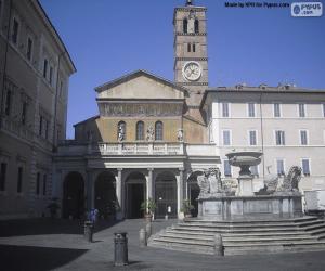 puzzel Basiliek van Santa Maria in Trastevere, Rome