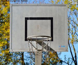 puzzel Basketbal mand