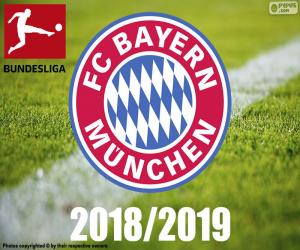 puzzel Bayern München, kampioen 2018-2019