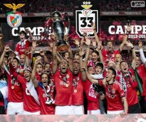 puzzel Benfica, kampioen 2013-2014