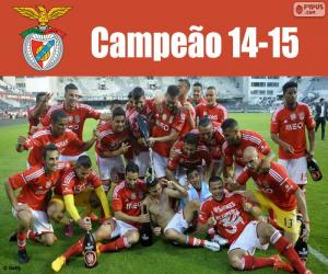 puzzel Benfica, kampioen 2014-2015
