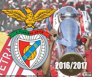 puzzel Benfica, kampioen 2016-2017