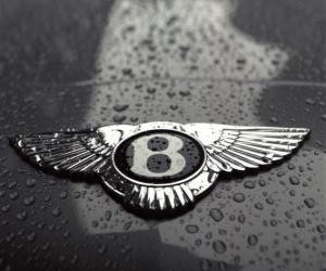 puzzel Bentley-logo, Britse autofabrikant