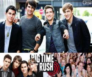 puzzel Big Time Rush is een Amerikaanse Boy band
