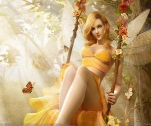 puzzel Blonde fairy