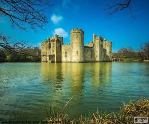 puzzel Bodiam Castle, Engeland