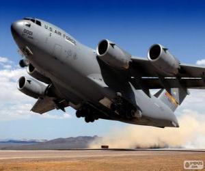 puzzel Boeing C 17 Globemaster III militaire transportvliegtuigen