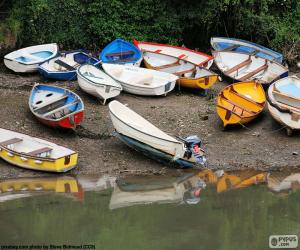 puzzel Boten op de wal