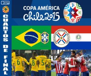 puzzel BRA - PAR, Copa America 2015