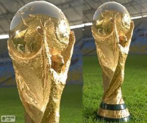 puzzel Brazilië 2014 World Cup trofee