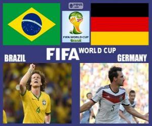 puzzel Brazilië - Duitsland, halve finales, Brazilië 2014