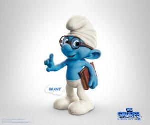 puzzel Brilsmurf, de meest intelligente smurf - De Smurfen, film -