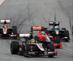 puzzel Bruno Senna - HST - Sepang 2010