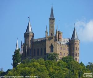 puzzel Burg Hohenzollern, Duitsland