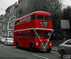 puzzel Bus in Londen