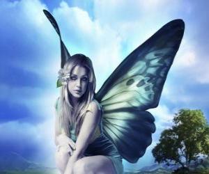 puzzel Butterfly Fairy