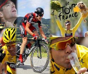 puzzel Cadel Evans 2011 Tour de France Champion