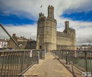 puzzel Caernarfon Castle, Wales