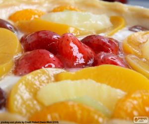 puzzel Cake van het fruit gebak