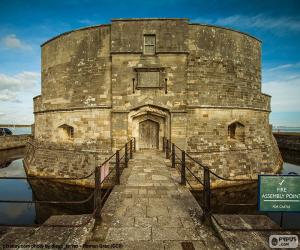 puzzel Calshot kasteel, Engeland