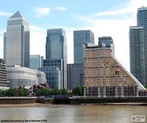 puzzel Canary Wharf, Londen