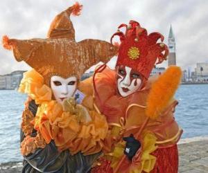 puzzel Carnaval van Venetië