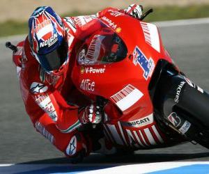 puzzel Casey Stoner loodsen haar Moto GP