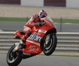 puzzel Casey Stoner verhogen wiel