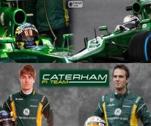 puzzel Caterham F1 Team 2013