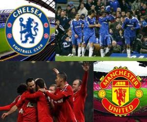 puzzel Champions League - UEFA Champions League Kwartfinale 2010-11, Chelsea FC - Manchester United
