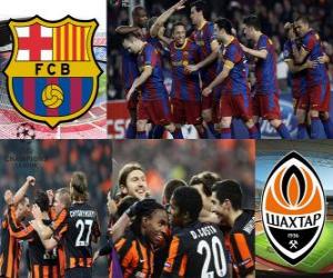 puzzel Champions League - UEFA Champions League Kwartfinale 2010-11, FC Barcelona - Shakhtar Donetsk