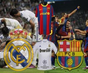 puzzel Champions League - UEFA Champions League halve finale 2010-11, Real Madrid - FC Barcelona