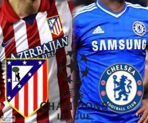 puzzel Champions League - UEFA Champions League halve finale 2013-14, Atlético - Chelsea