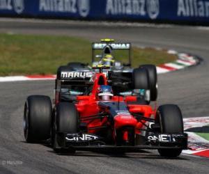 puzzel Charles Pic, Marussia 2012