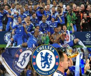 puzzel Chelsea FC, de 2011-2012 UEFA Champions League kampioen