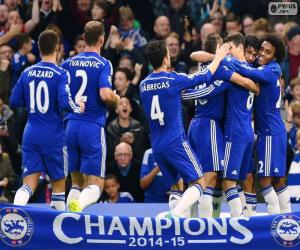 puzzel Chelsea FC kampioen 2014-15